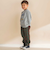 タータンチェックｘインレイ切り替えパンツ(80~130cm)