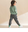 タータンチェックｘインレイ切り替えパンツ(80~130cm)
