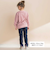 リボン付きストレッチツイルスリムパンツ(80~130cm)