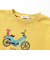 自転車プリント天竺ドロップショルダーＴシャツ(80~130cm)