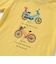自転車プリント天竺ドロップショルダーＴシャツ(80~130cm)