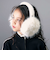 ロゴチャーム付き折りたたみ耳当て