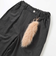 キーホルダー付きサテンライクワイドパンツ(130~160cm)