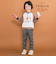 【トミカとトム×SLAPSLIPコラボアイテム】はたらくくるまトムプリントラグラントレーナー(80~120cm)