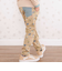【お揃い】チェックくるま総柄ロングパンツ(80~130cm)