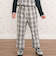 【お揃い】ヘリンボーンチェックフリルビスチェ+パンツセットアップ(80~130cm)