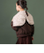 リバーシブルタフタｘファーファスナーフード付きジャケット(110~150cm)