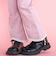 キラキラプリント裾レースデニムツイルパンツ(90~130cm)