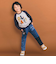 はたらくくるまポケット刺しゅうデニムコーデュロイ切り替えパンツ(80~130cm)