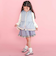 【お揃い】無地キラキラ箔プリント8WAYコート(80~130cm)