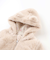 アニマルウサギクマネコハートポケット付きふわふわファージャケット(90~130cm)