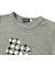 Beパッチ刺しゅうスムース長袖Tシャツ(80~100cm)