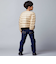 パイピング配色タフタライトダウンブルゾン(90~160cm)