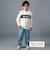 【Hondaｘnexchic】ロゴプリント天竺長袖Tシャツ(110~150cm)