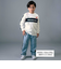 【Hondaｘnexchic】ロゴプリント天竺長袖Tシャツ(110~150cm)