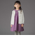 胸元シャーリングコール天ワンピース(95~150cm)