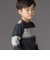 裏毛×鹿の子切り替えトレーナー(95~160cm)