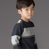 裏毛×鹿の子切り替えトレーナー(95~160cm)