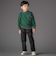 フロッキープリントストレッチロングデニムパンツ(95~160cm)