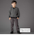 サイドテープ起毛ニットロングパンツ(95~150cm)