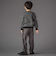 サイドテープ起毛ニットロングパンツ(95~150cm)