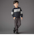 サイドテープ起毛ニットロングパンツ(95~150cm)