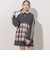 メランジニット＆長袖リブTシャツセット(130~160cm)