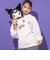 【クロミ】ロゴプリント刺しゅうフーディ(130~160cm)