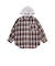 フード取り外しチェックシャツ(130~160cm)