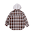 フード取り外しチェックシャツ(130~160cm)