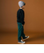 フリースｘタフタ異素材切り替えパンツ(110~150cm)