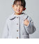 丸襟ボアショートコート(90~150cm)