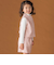 【店舗限定】型押し花柄ベスト＋ショートパンツセットアップ(95~150cm)
