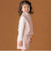 【店舗限定】型押し花柄ベスト＋ショートパンツセットアップ(95~150cm)