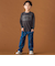 【店舗限定】天竺ポツポツプリント長袖Tシャツ(95~150cm)