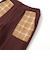 【リバーシブル】無地チェックロングパンツ(80~130cm)