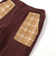 【リバーシブル】無地チェックロングパンツ(80~130cm)