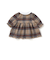 【お揃い】チェックワンピース+シンプルレギンス2点セット(70~80cm)