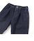 【裏微起毛】折り返し裾チェックロングパンツ(80~130cm)