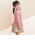 【お揃い】花柄ふくれJQキュロットパンツ(90~130cm)
