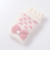 ミトン指なし2WAYハートいっぱいリボン手袋