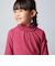 【日本製】ミップスウェードフリルハイネックTシャツ(80~150cm)