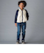 リップストップ＆ボア３WAYコート(110~160cm)