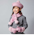 【お揃い】ポコポコニットリボンマフラー