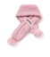 【お揃い】ポコポコニットリボンマフラー