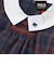 【POLO BCS(ポロ・ビーシーエス)×SLAP SLIPコラボ】【お揃い】襟付きスモッキング腰タブチェックジャンパースカート(80~130cm)