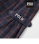 【POLO BCS(ポロ・ビーシーエス)×SLAP SLIPコラボ】【お揃い】襟付きスモッキング腰タブチェックジャンパースカート(80~130cm)