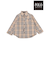 【POLO BCS(ポロ・ビーシーエス)×SLAP SLIPコラボ】【お揃い】刺しゅう入り胸ポケットチェックシャツ(80~130cm)