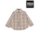 【POLO BCS(ポロ・ビーシーエス)×SLAP SLIPコラボ】【お揃い】刺しゅう入り胸ポケットチェックシャツ(80~130cm)