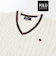 【POLO BCS(ポロ・ビーシーエス)×SLAP SLIPコラボ】襟ライン入りVネックトラッドニットプルオーバー(80~130cm)
